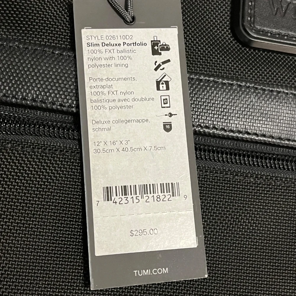 Tumi Alpha Bravo Slim Briefcase